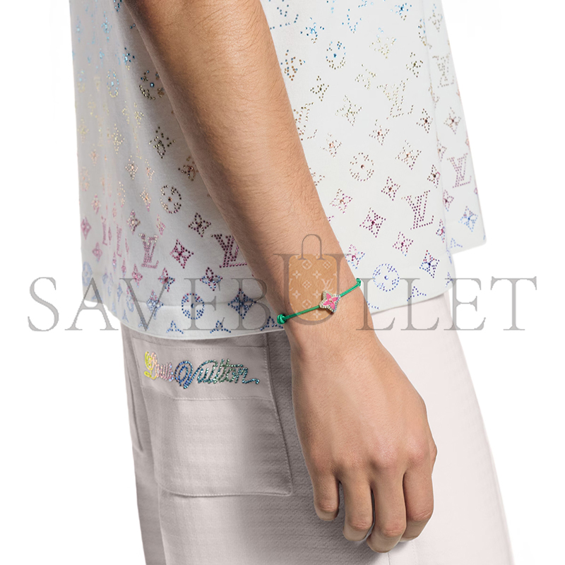 LOUIS VUITTON MONOGRAM FLOWER STESIA BRACELET M02412